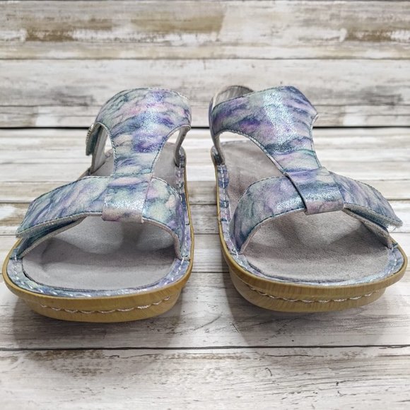 SOLD Alegria Woman’s Lite Kendra Impressionista Leather Sandals Sz EU 39/9.5 - Picture 3 of 9